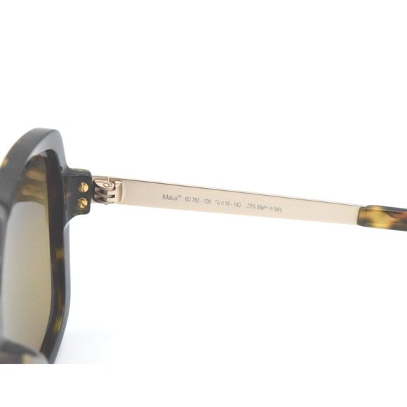 Maui Jim MJ760 10K Melika Dark Tortoise / HCL Bronze Polarized Lenses main image 4